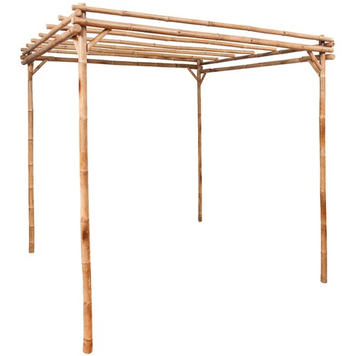 Pergola bamboo outdoor garden - bamboo,