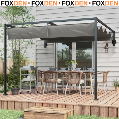 3x4m lean pergola - 3x4m,