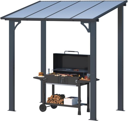 4x1 aluminium lean - 2.4x1.5m, lean-to