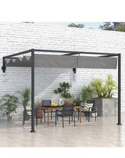 3 x 4m Lean to Pergola -