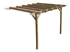 Wooden Lean-to Pergola Kit -