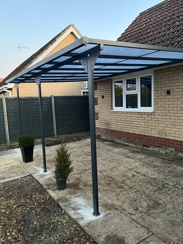 Wall mounted pergola - mounted, outdoor