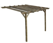 Wooden Lean-to Pergola Kit -