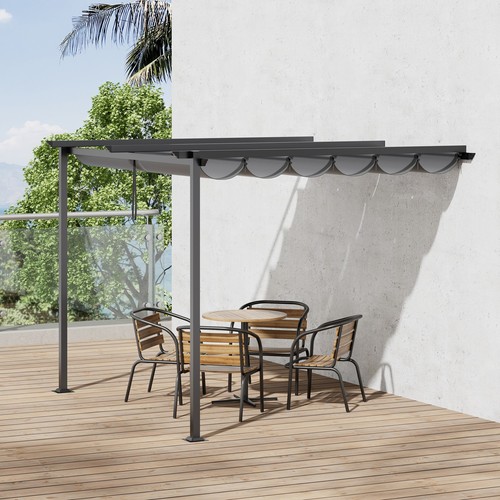 Wall mounted aluminium - 3/4m,