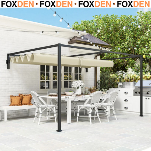3x4m lean pergola with - lean,