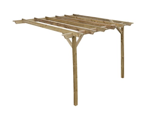 Garden pergola kit wooden wall - kit,