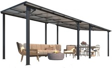Metal Lean-to Gazebo Patio