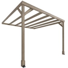 Lean-To Wooden Pergola Kit