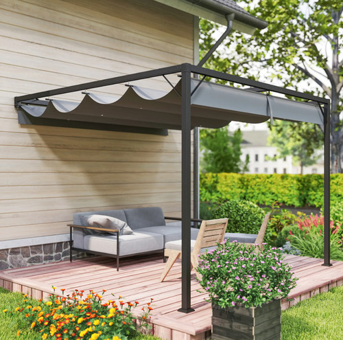 Wall mounted pergola - mounted,