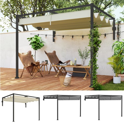 Lean pergola with - to,